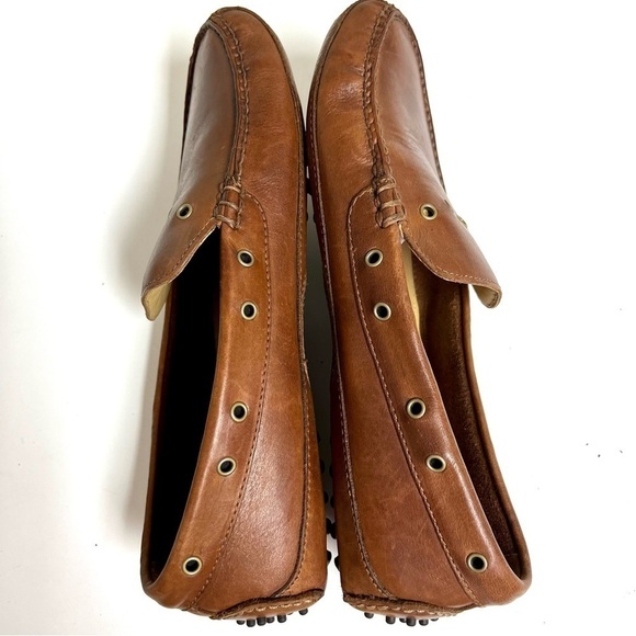 COLE HAAN Genuine brown leather driving loafers men’s comfort shoes size 9.5 main image 4